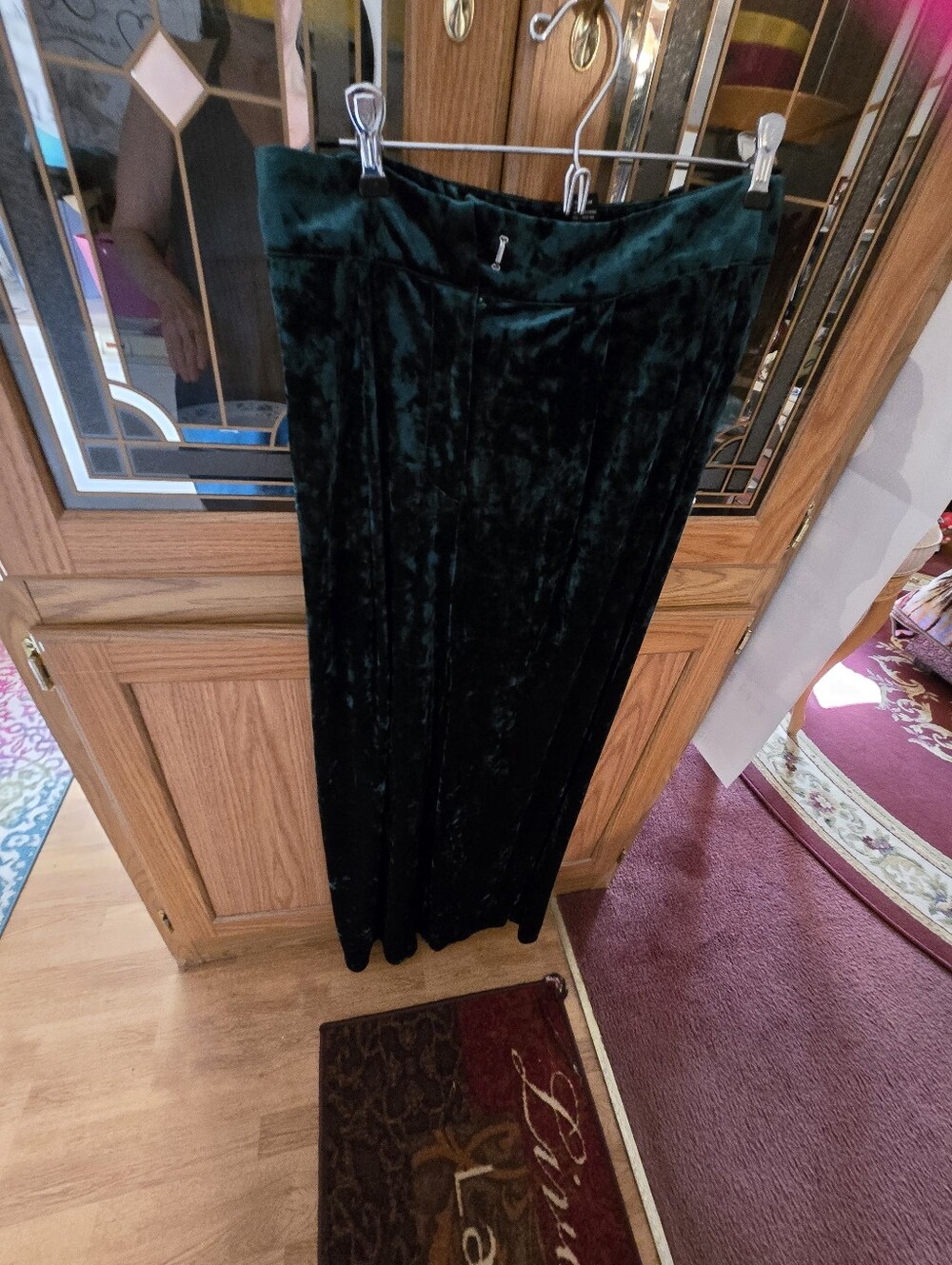 Velvet Pants  - Dark Green